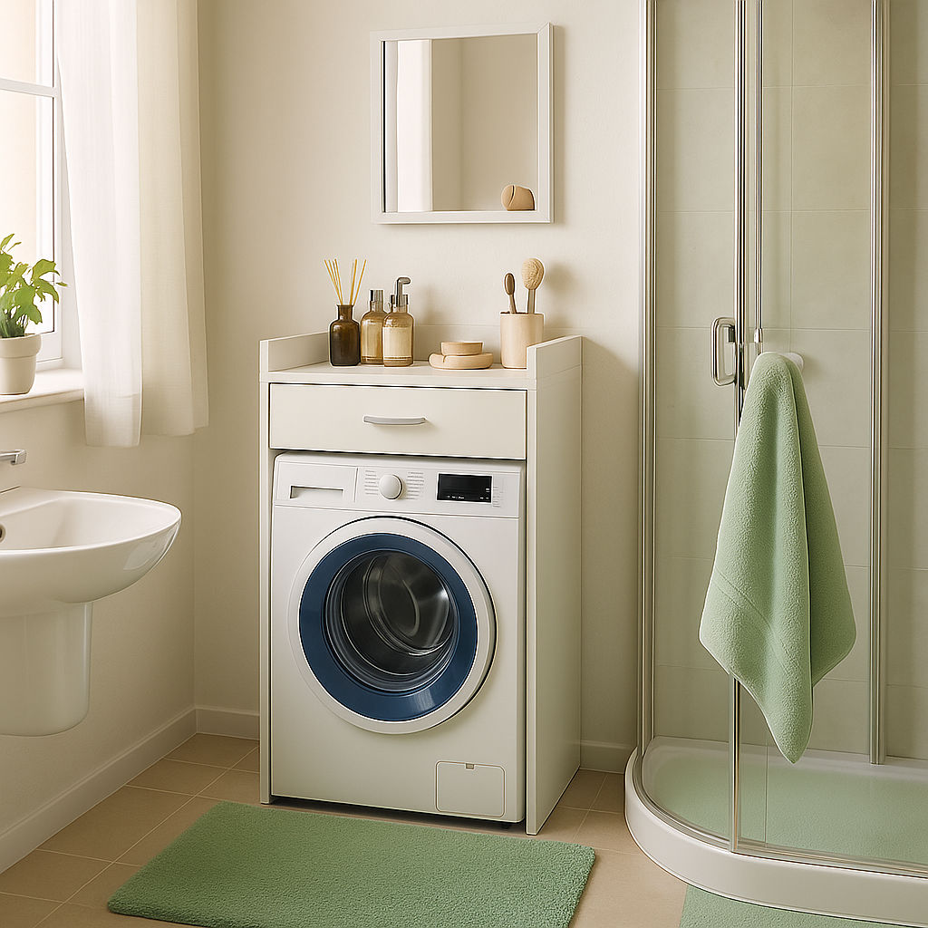 Green harmony in the bathroom