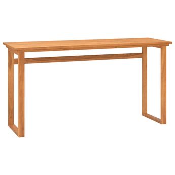 vidaXL Desk 47.2"x17.7"x29.5" Solid Wood Teak