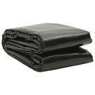 vidaXL Floating Rectangular PE Solar Pool Film 6 x 4 m Black