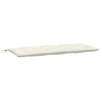 vidaXL Garden Bench Cushion Melange Cream 47.2"x19.7"x2.8" Fabric