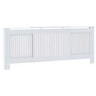 vidaXL Engineered Wood Radiator Cover White 80.7"
