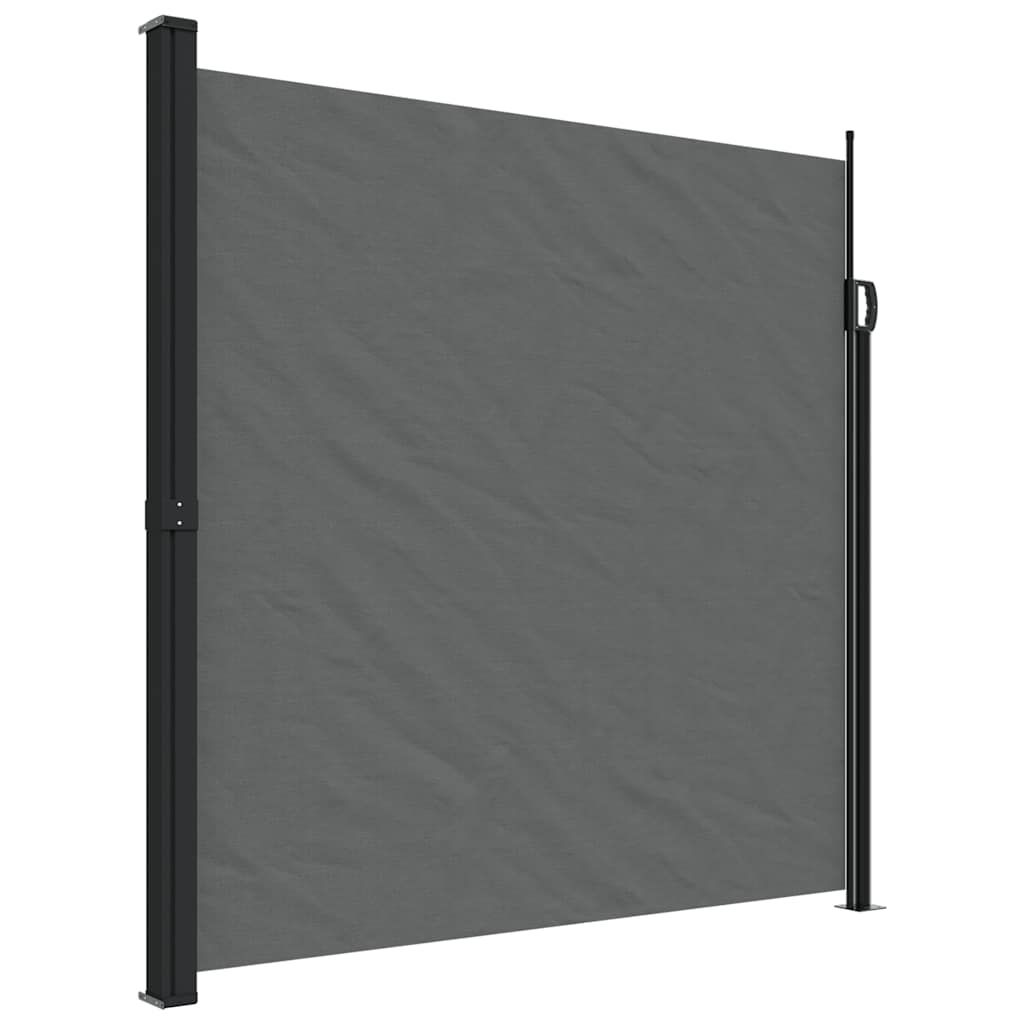 vidaXL Retractable Side Awning Anthracite 78.7x118.1"