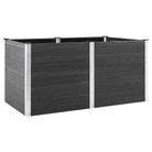 vidaXL Garden Raised Bed 200x100x91 cm WPC Grey
