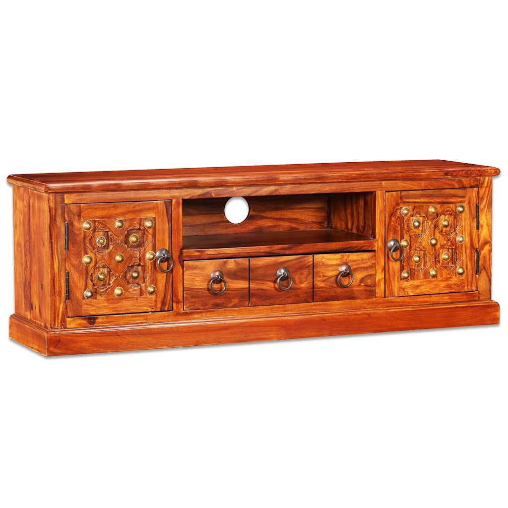 vidaXL TV Stand Solid Acacia Wood 47.2"x11.8"x15.7"