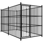 vidaXL Outdoor Dog Kennel 118.1"x59.1"x72.8"