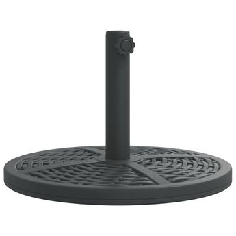 vidaXL Parasol Base for Ã1.5"/1.9" Poles 26.5 lb Round