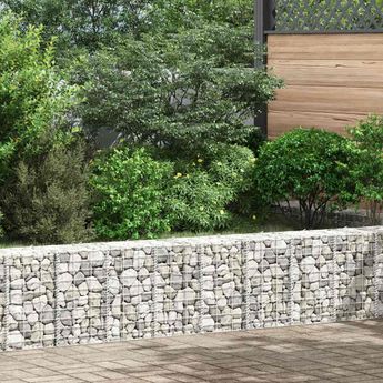 vidaXL Gabion Raised Beds 3 pcs 11.8"x11.8"x19.7" Iron