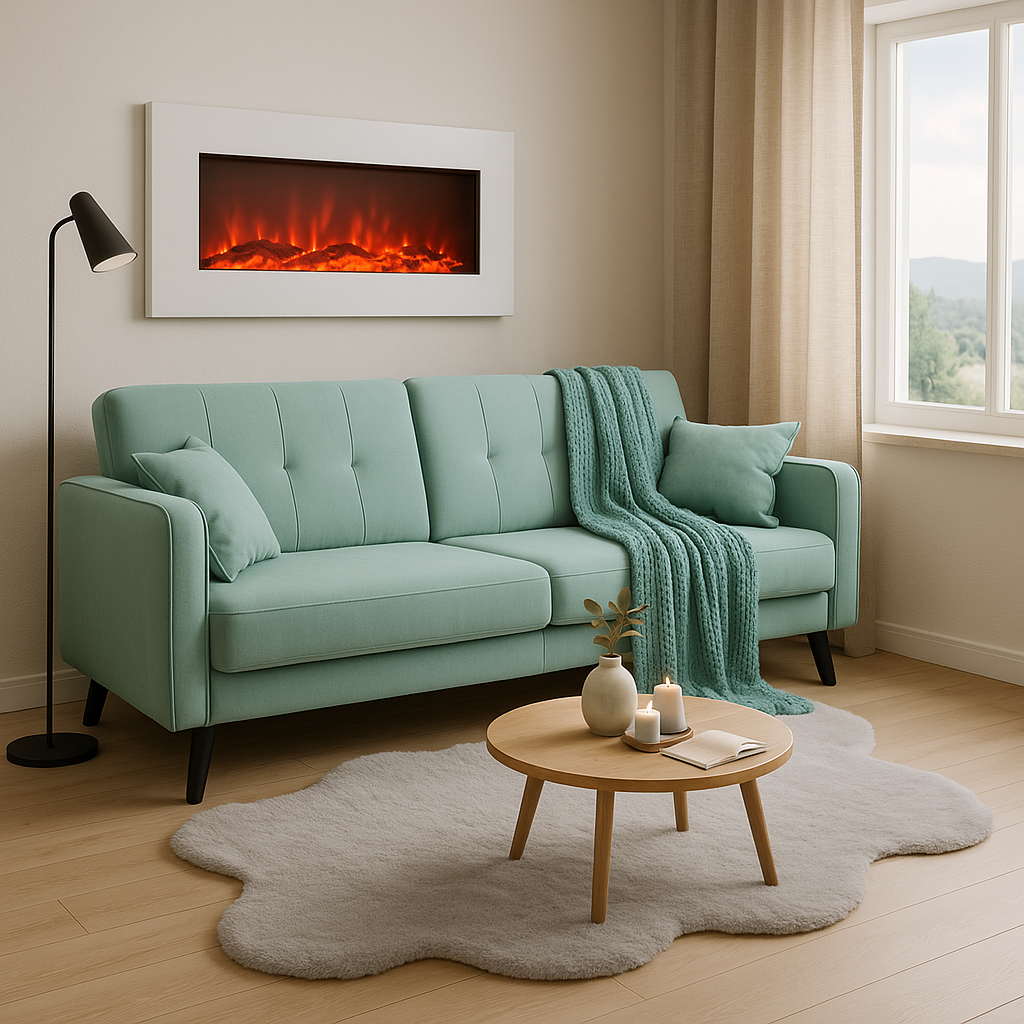 Scandinavian cozy living room