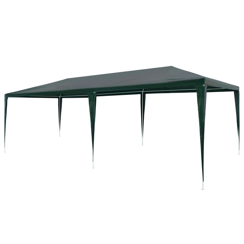 vidaXL Party Tent PE Green 9.8'x19.7'