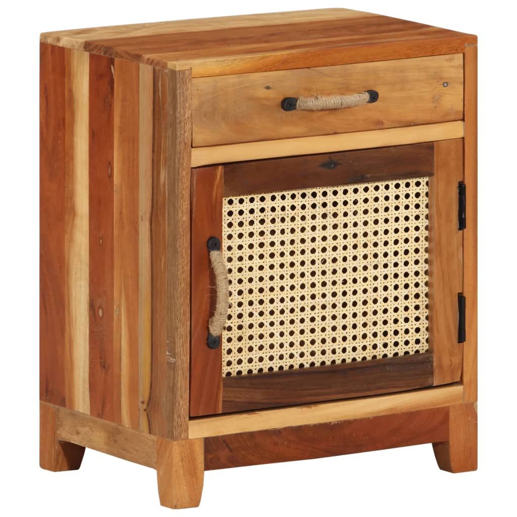 vidaXL Bedside Cabinet 40x30x50 cm Solid Reclaimed Wood