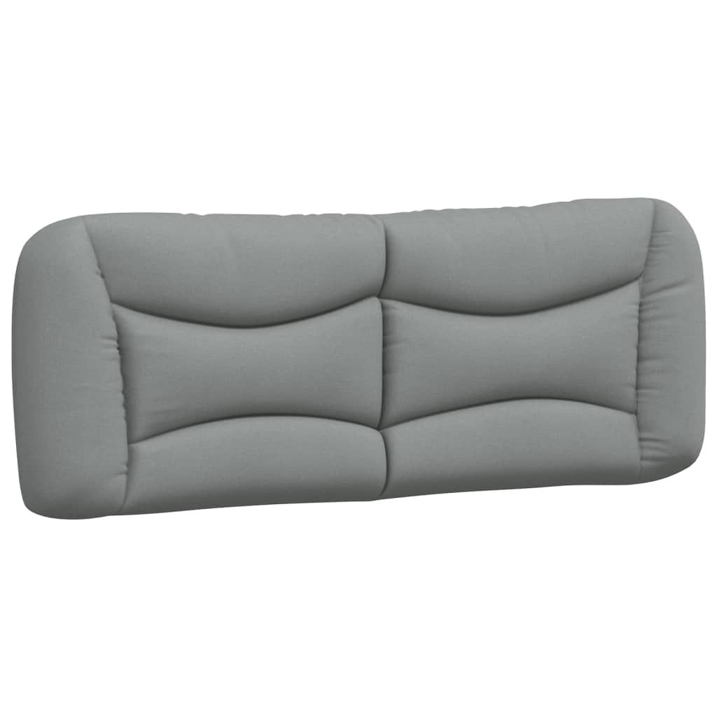vidaXL Headboard Cushion "Hvar" Light Gray 53.9" Fabric