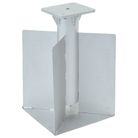 vidaXL In-Ground Parasol Base Silver 27.5x27.5x45 cm Steel