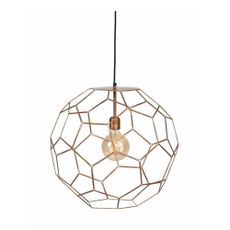 Brown hanging lamp with metal shade ø 34 cm Marrakesh – it's about RoMi