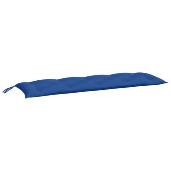 vidaXL Garden Bench Cushion Blue 59.1"x19.7"x2.8" Oxford Fabric