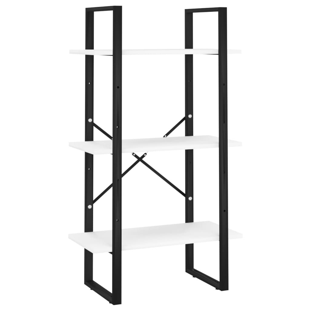 vidaXL Storage Shelf White 23.6"x11.8"x41.3" Engineered Wood