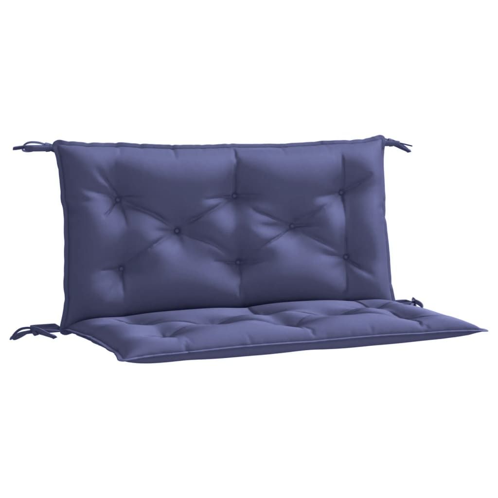 vidaXL Garden Bench Cushions 2pcs Navy Blue 39.4"x19.7"x2.8" Oxford Fabric