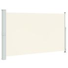 vidaXL Patio Retractable Side Awning 70.9"x118.1" Cream