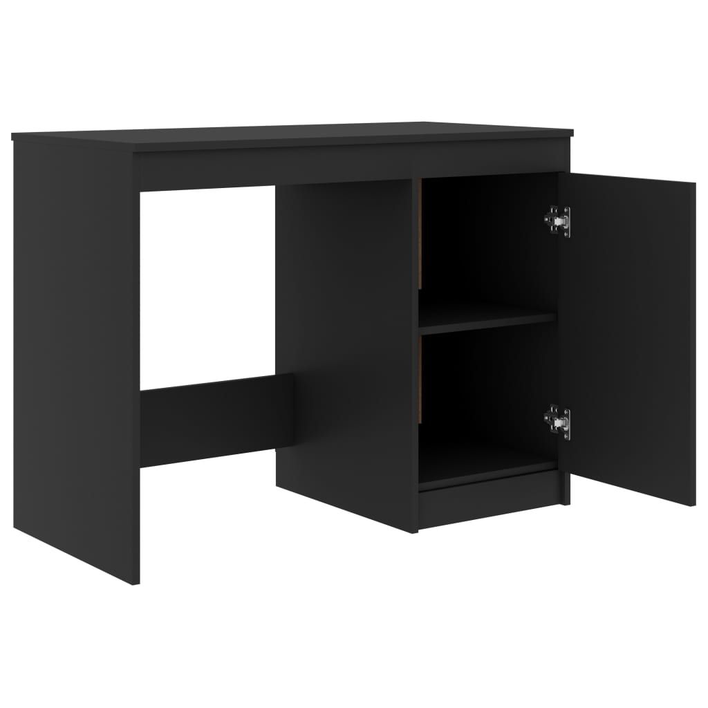 vidaXL Desk Grey 100x50x76 cm Engineered Wood