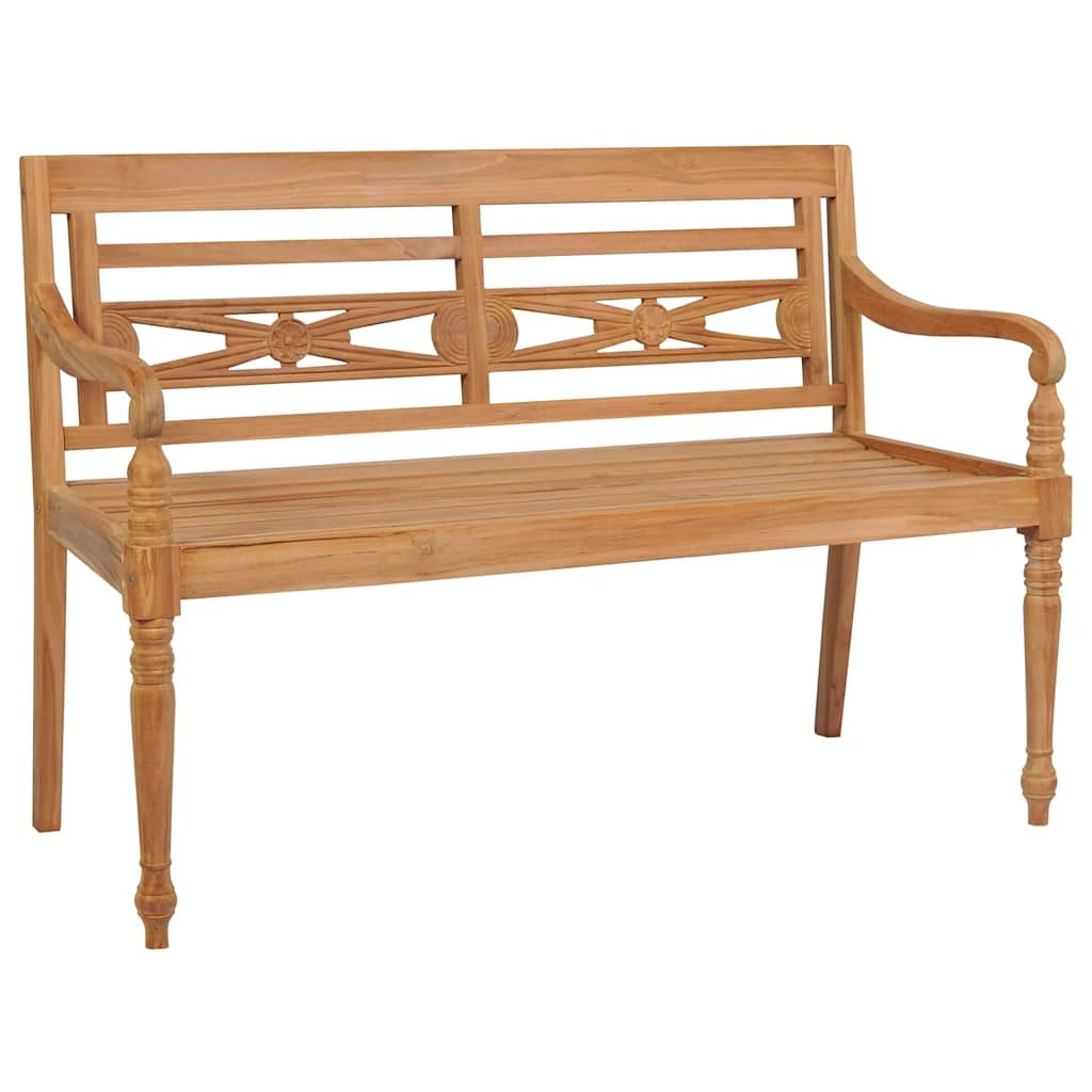 vidaXL Batavia Bench 120 cm Teak
