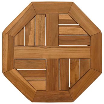 vidaXL Table Top 15.7"x15.7"x1" Octagonal Solid Wood Teak
