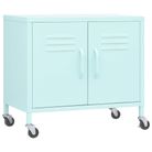 vidaXL Storage Cabinet Mint 23.6"x13.8"x22" Steel