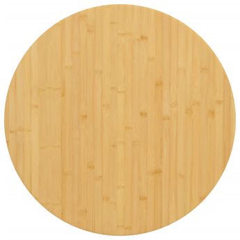 vidaXL Table Top Ø60x1.5 cm Bamboo