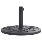 vidaXL Parasol Base for Ã1.5"/1.9" Poles 26.5 lb Round
