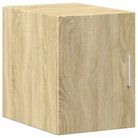 vidaXL Wall Cabinet Sonoma Oak 30x42.5x40 cm Engineered Wood