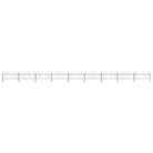 vidaXL Garden Fence with Spear Top Steel 1603.5x100 cm Black
