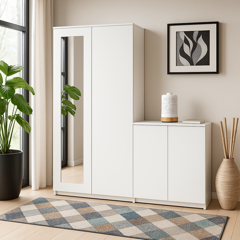 A modern entrance hall with a touch of elegance