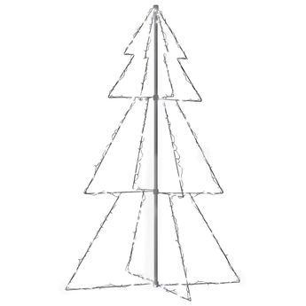 vidaXL Christmas Cone Tree 200 LEDs Indoor and Outdoor 3x5 ft