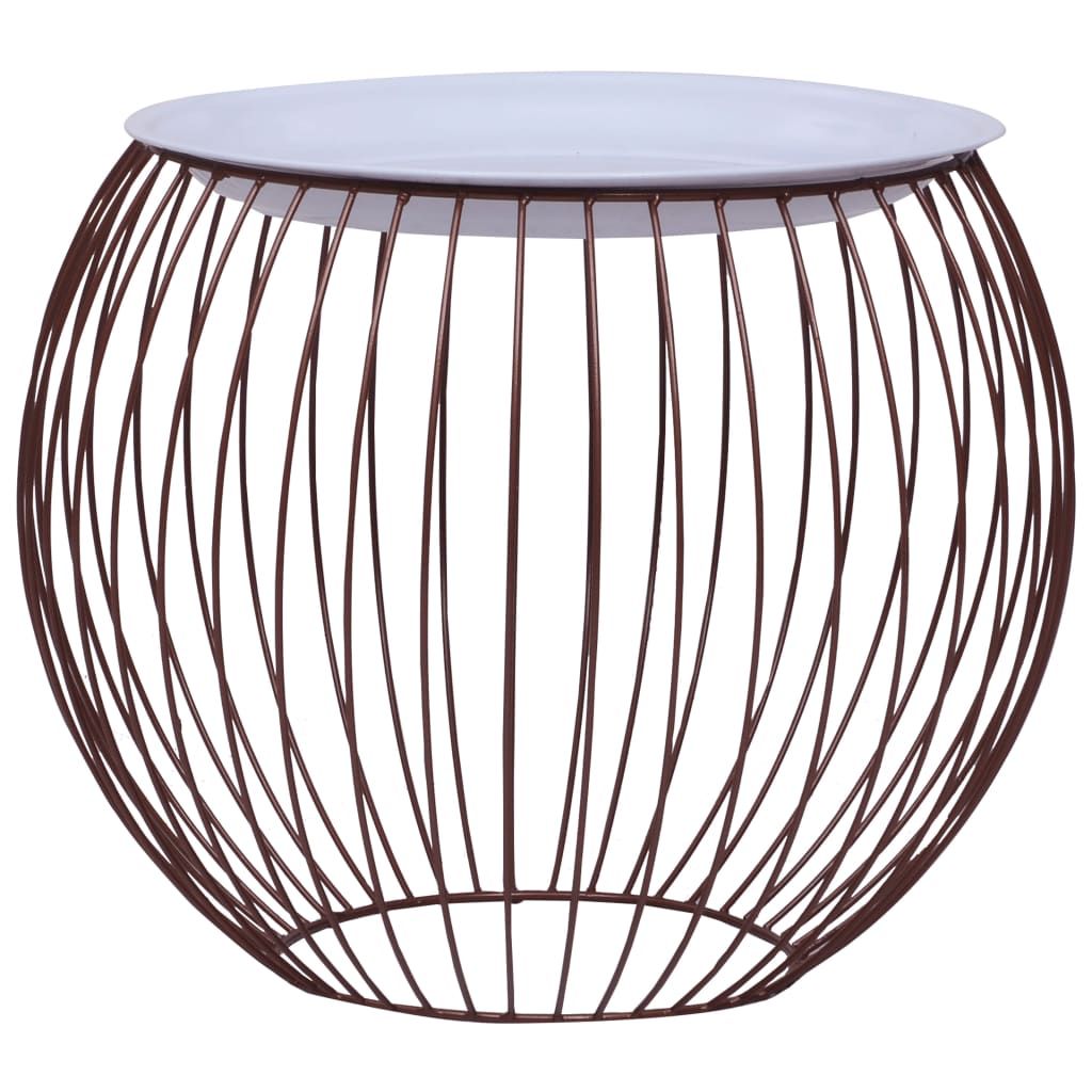 vidaXL Coffee Table Gold Ã 16.1"
