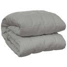 vidaXL Weighted Blanket Grey 220x240 cm King 15 kg Fabric