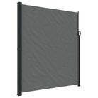 vidaXL Retractable Side Awning Anthracite 86.6"x196.9"