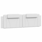 vidaXL Headboard Cushion "Viana" White 72" Faux Leather