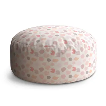 Sablio Taburet Circle Fleky: 38x48 cm