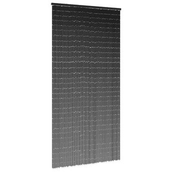 vidaXL Insect Door Curtain Dark Grey 90x220 cm Bamboo