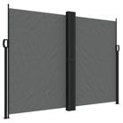vidaXL Retractable Side Awning Anthracite 70.9"x236.2"
