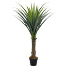 vidaXL Artificial Plant Yucca Tree with Pot Green 145 cm