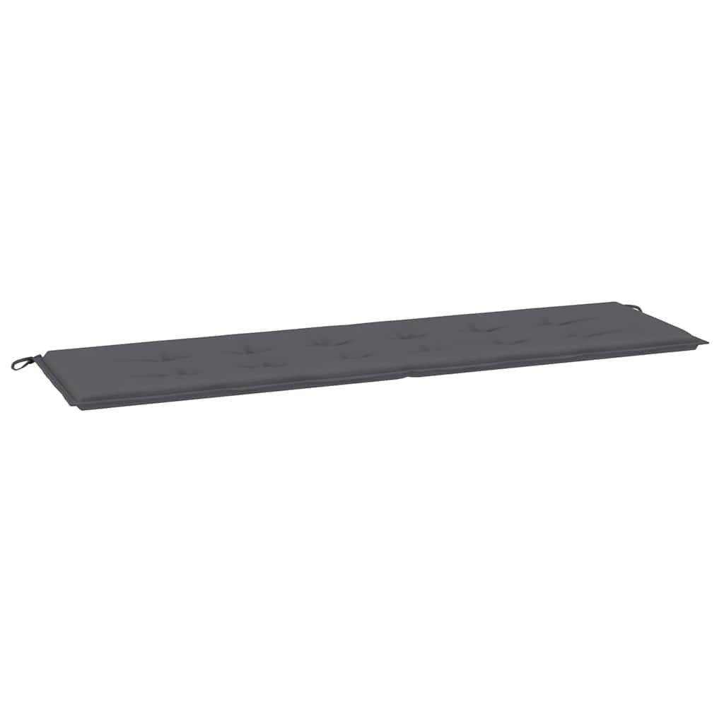 vidaXL Garden Bench Cushion Anthracite 70.9"x19.7"x1.2" Oxford Fabric