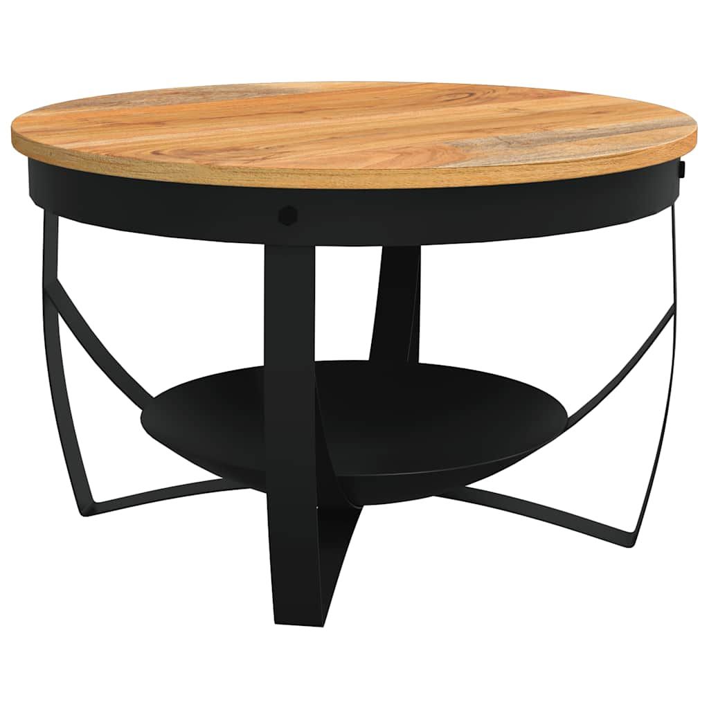 vidaXL Coffee Table Ã26.8"x16.9" Solid Acacia Wood