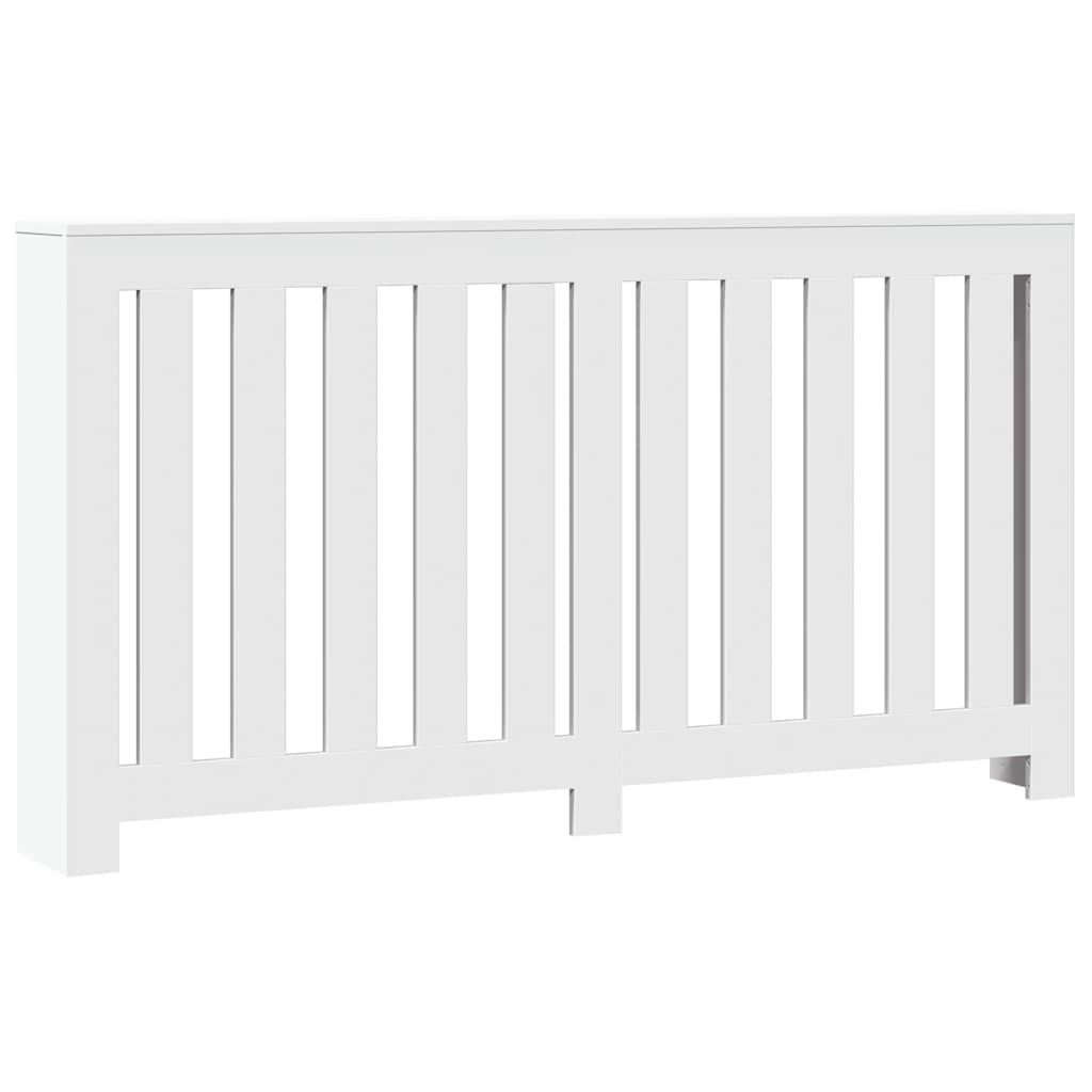 vidaXL Radiator Cover White 149x20x82 cm Engineered Wood