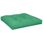 vidaXL Pallet Cushion Green 27.6"x27.6"x4.7" Fabric
