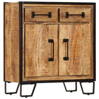vidaXL Sideboard 65x30x70 cm Solid Mango Wood