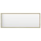 vidaXL Bathroom Mirror Sonoma Oak 100x1.5x37 cm Engineered Wood