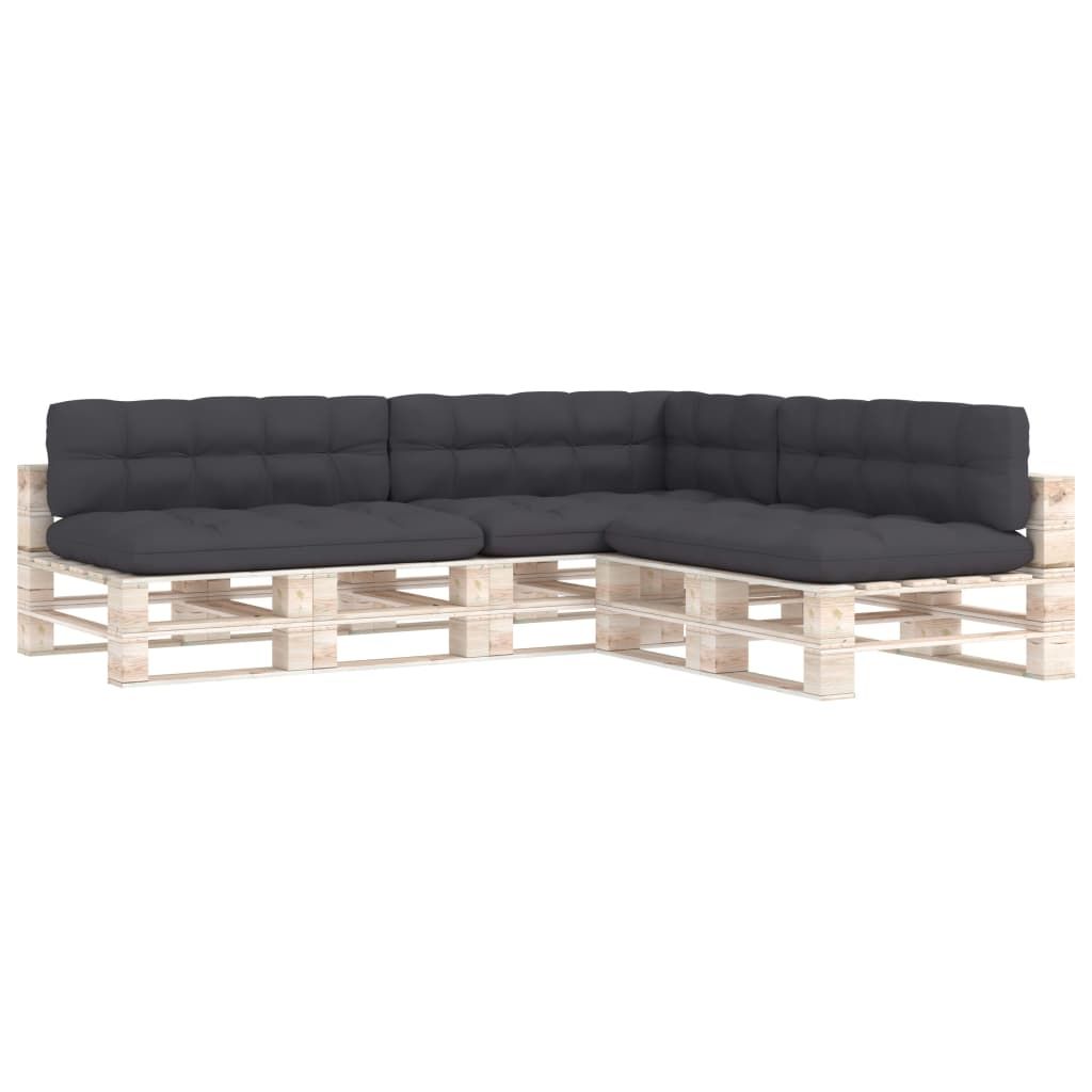 vidaXL Pallet Sofa Cushions 7 pcs Anthracite