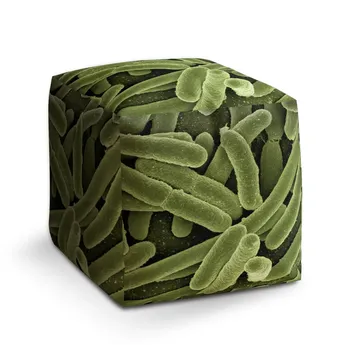 Sablio Taburet Cube Bakterie - 40x40x40 cm