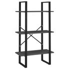 vidaXL Storage Shelf Gray 23.6"x11.8"x41.3" Engineered Wood