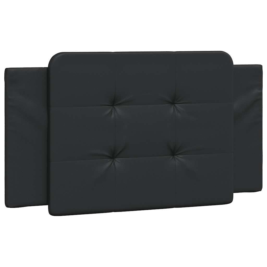 vidaXL Headboard Cushion "Zadar" Black 39.4" Faux Leather