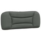vidaXL Headboard Cushion "Hvar" Dark Gray 39.4" Fabric